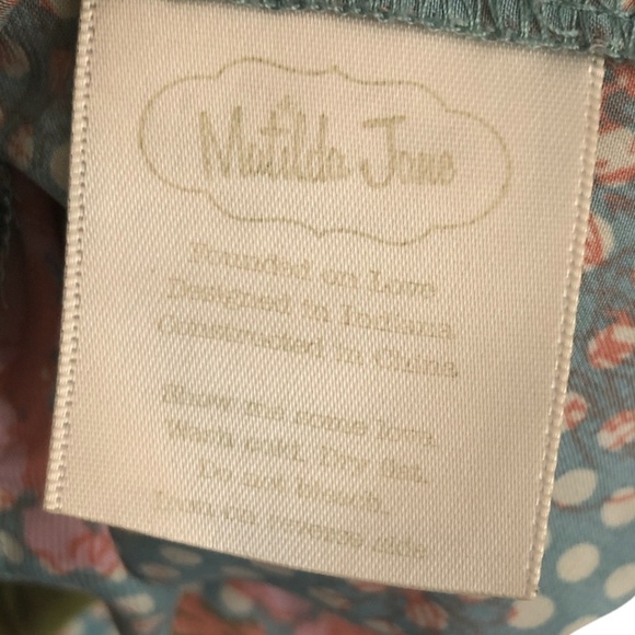 MATILDA JANE Skirt Girls Size 10 Green Multicolor Ruffle - Picture 6 of 10